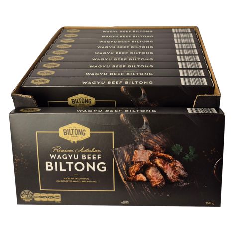 Premium Wagyu Biltong Gift Box 150g BULK (x10)